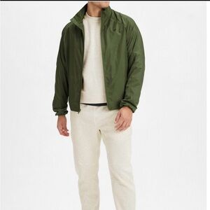 Fabletics The Interval Jacket, Medium, Dark Olive